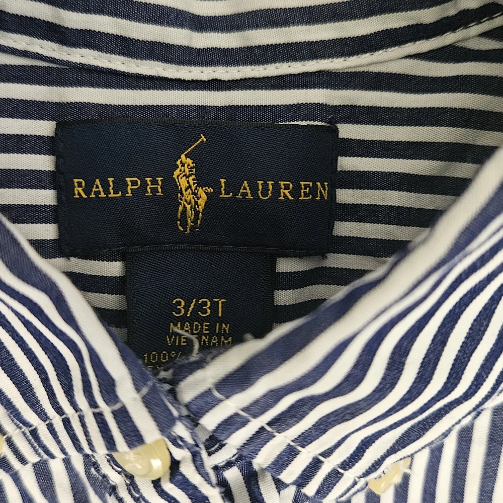 Polo Ralph Lauren Striped Button-Down Shirt with Logo - Picture 4 of 8